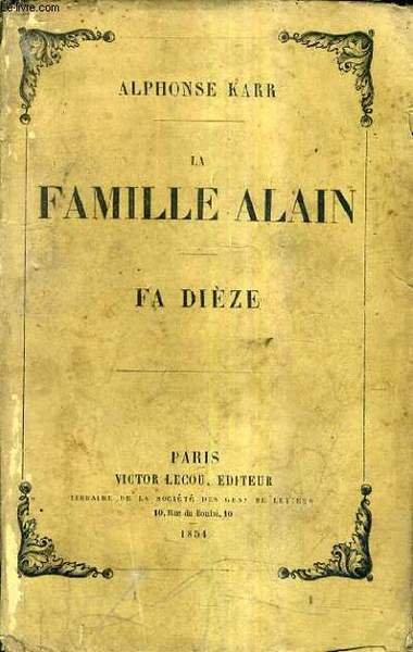 LA FAMILLE ALAIN - FA DIEZE. | Immagine principale