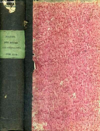 RECUEIL DES ACTES ADMINISTRATIFS DE LA PREFECTURE DE LA SARTHE … | Immagine principale