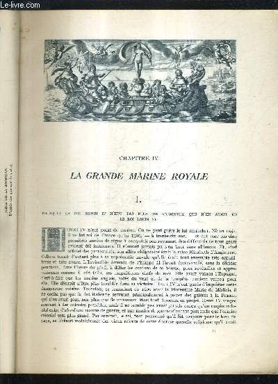 HISTOIRE DE LA MARINE FRANCAISE - LA GRANDE MARINE ROYALE …