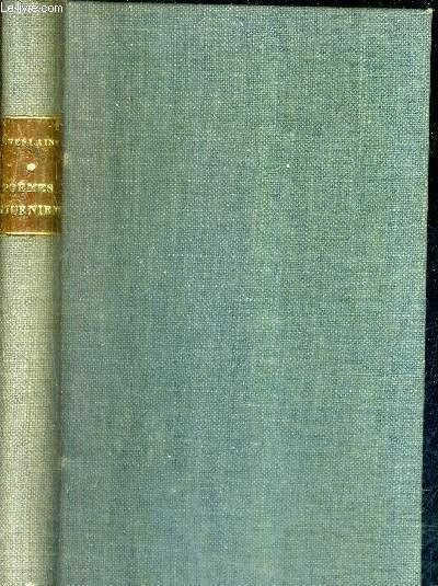 POEMES SURNATURIENS PREMIERS VERS - COLLECTION BIBLIOTHEQUE DE CLUNY VOLUME …