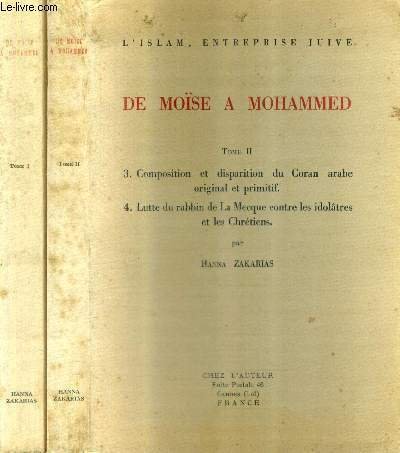 L'ISLAM ENTREPRISE JUIVE - DE MOISE A MOHAMMED - EN …