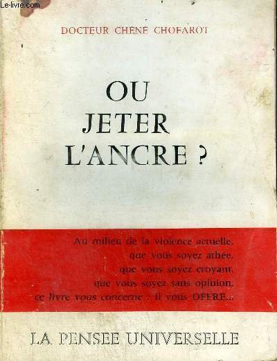 OU JETER L'ANCRE ? AU MILIEU DE LA VIOLENCE ACTUELLE … | Immagine principale