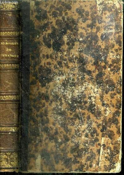 MEMOIRES SUR BERANGER SOUVENIRS CONFIDENCES OPINIONS ANECDOTES LETTRES RECUEILLIS ET … | Immagine principale