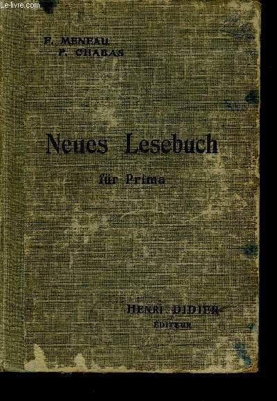NEUES LESEBUCH FUR PRIMA - classe de Premi�re des lyc�es …