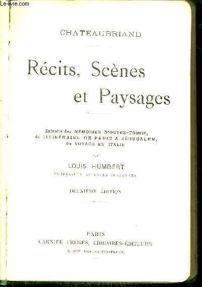 RECITS, SCIENCES ET PAYSAGES - EXTRAITS DES MEMOIRES D'OUTRE-TOMBE, DE … | Immagine principale