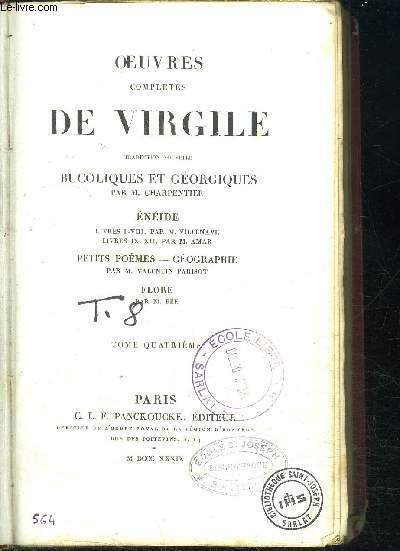 OEUVRES COMPLETES DE VIRGILE - BUCOLIQUES ET GEORGIQUES - ENEIDE … | Immagine principale