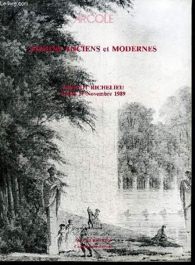 CATALOGUE DE VENTE AUX ENCHERES : DESSINS ANCIENS ET MODERNES … | Immagine principale
