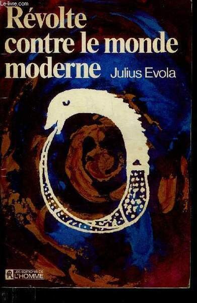 REVOLTE CONTRE LE MONDE MODERNE. | Immagine principale