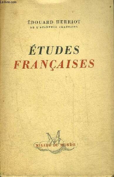 ETUDES FRANCAISES.