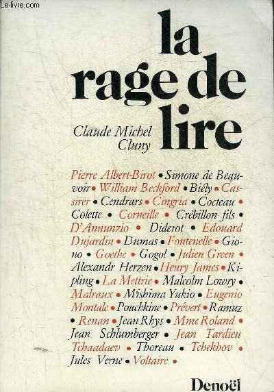 LA RAGE DE LIRE.