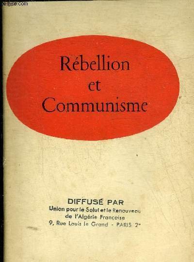 REBELLION ET COMMUNISME.