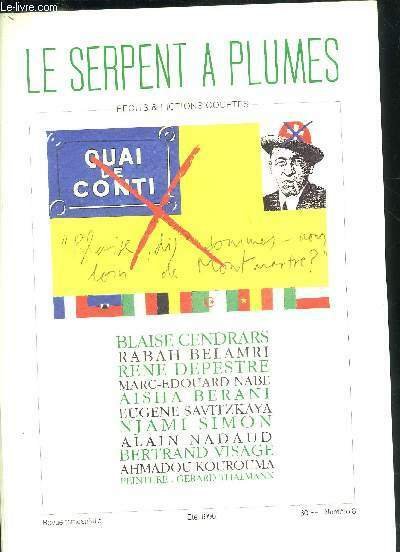 LE SERPENT A PLUMES N�8 ETE 1990 - Blaise Cendrars … | Immagine principale