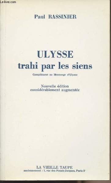 Ulysse trahi par les siens - compl�ment du Mensonge d'Ulysse