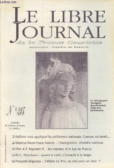 Le Libre Journal de la France Courtoise n�315 - Raffarin …