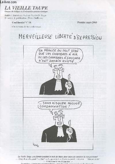 La vieille taupe, organe de critique et d'orientation postmessianique - …