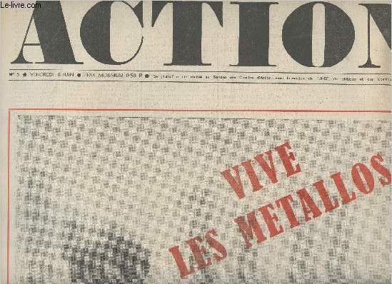 Action n�5 vend. 6 juin 68 - Vive les m�tallos … | Immagine principale