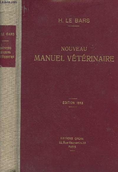 Nouveau manuel v�t�rinaire
