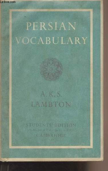 Persian vocabulary - Students' edition