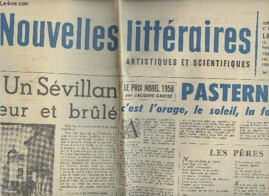 Les nouvelles litt�raires, artistiques et scientifiques - n�1626 jeudi 30 …