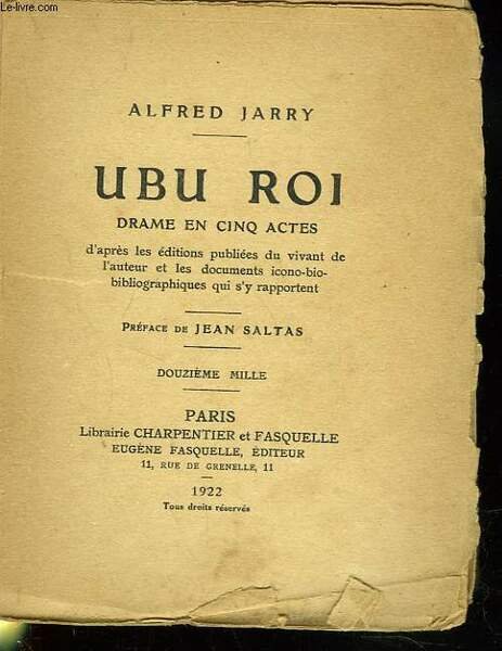 UBU ROI OU LES POLONAIS. DRAME EN 5 ACTES. | Immagine principale