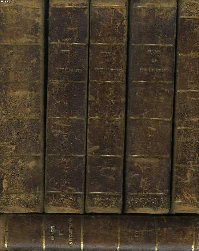 LE GENIE DU CHRISTIANISME. 6 TOMES INCOMP. TOME II. LE GENIE DU CHRISTIANNISME / TOME VII : ETUDES HISTORIQUES / TOME VIII : ANALYSE RAISONNEE DE L'HISTOIRE DE FRANCE / TOME X : CONGRES DE VERONE, GUERRE D'ESPAGNE, NEGOCIATIONS, COLONIES ESPAGNOLES / .
