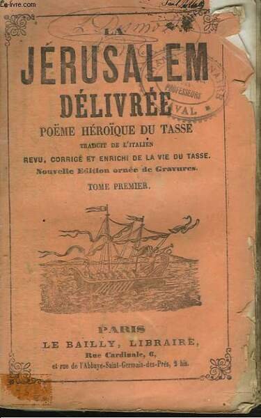 LA JERUSALEM DELIVREE. POEME HEROÏQUE DU TASSE. TOME PREMIER.