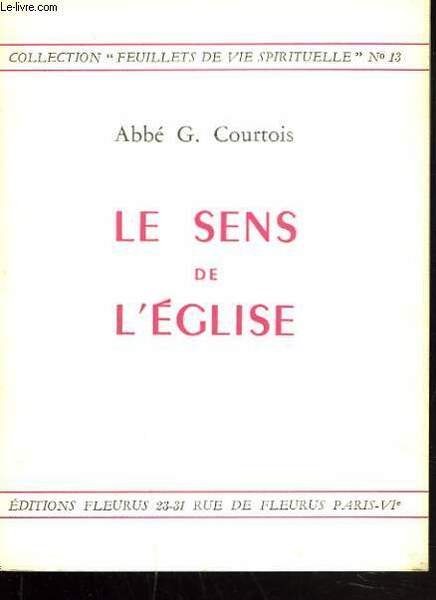 LE SENS DE L'EGLISE. | Immagine principale