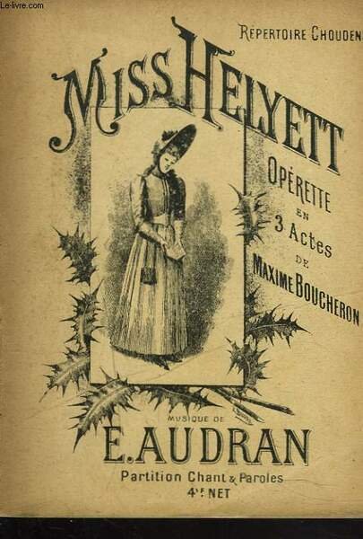 MISS HEYLETT. OPERETTE EN 3 ACTES. | Immagine principale