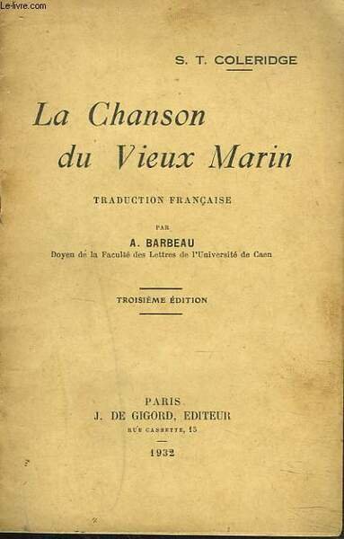 LA CHANSON DU VIEUX MARIN