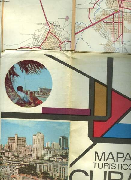 MAPA TURISTICO CUBA.