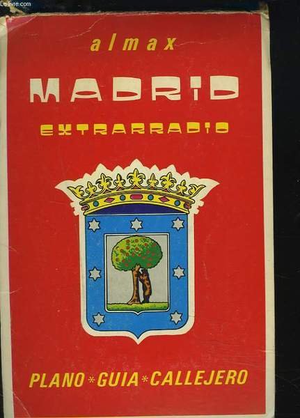 PLANO GUIA CALLEJERO. MADRID