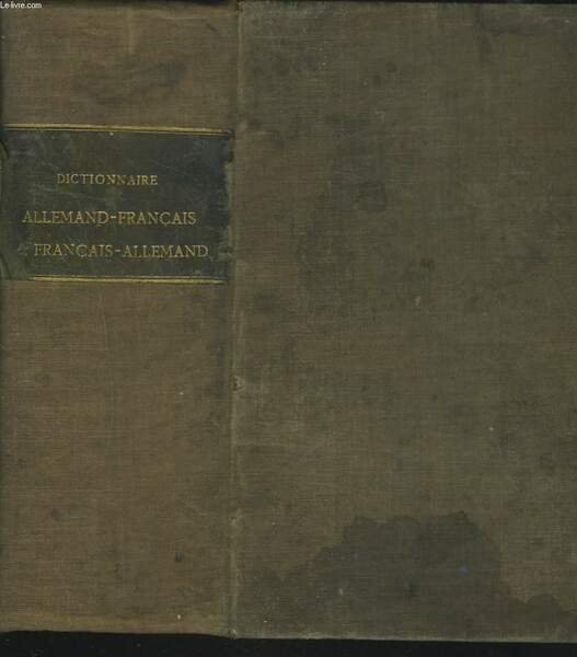 DICTIONNAIRE FRANCAIS-ALLEMAND / ALLEMAND-FRANCAIS. | Immagine principale