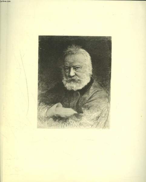 PORTRAIT ILLUSTRE EN NOIR ET BLANC DE VICTOR HUGO Cent …