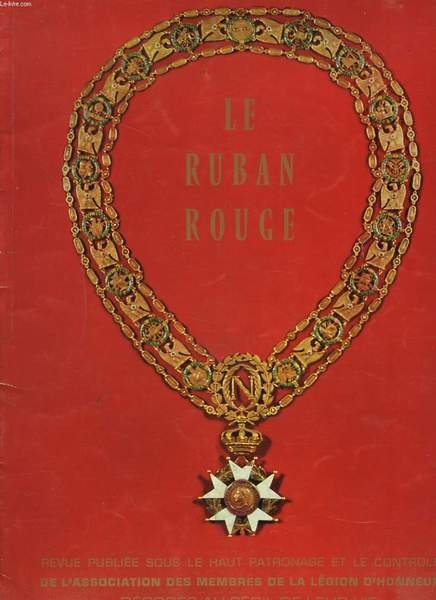LE RUBAN ROUGE, REVUE ASSOCIATION DES MEMBRES DE LA LEGION … | Immagine principale