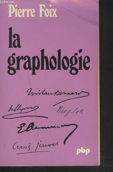 LA GRAPHOLOGIE