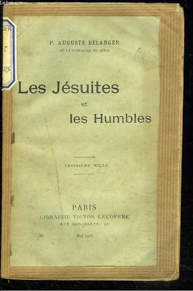 LES JESUITES ET LES HUMBLES. | Immagine principale