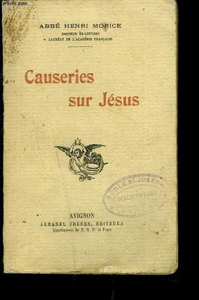 CAUSERIES SUR JESUS. | Immagine principale