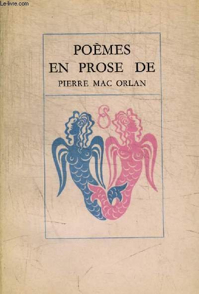 POEMES EN PROSE DE PIERRE MAC ORLAN | Immagine principale