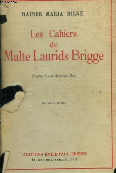 LES CAHIERS DE MALTE LAURIDS BRIGGE