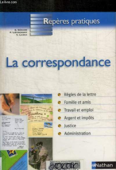 LA CORRESPONDANCE - REGLES DE LA LETTRE - FAMILLES ET …