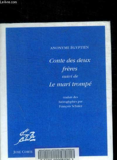 CONTE DES DEUX FERES SUIVI DE - LE MARI TROMPE | Immagine principale