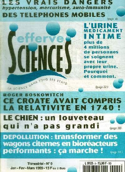 EFFERSCIENCES - LA SCIENCE DANS TOUS SES ETATS - N° …