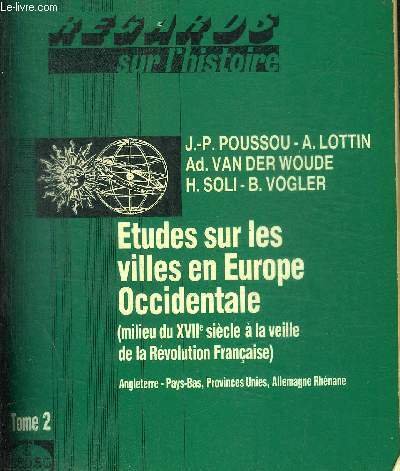 ETUDES SUR LES VILLES EN EUROPE OCCIDENTALE - N° 49 …