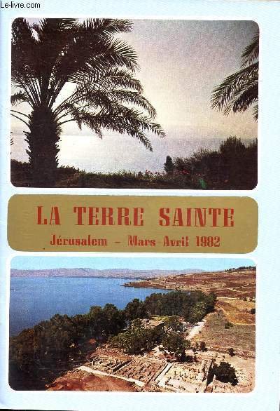 La Terre Sainte Jérusalem Mars-Avril 1982 N° 3-4 Mars Avril … | Immagine principale