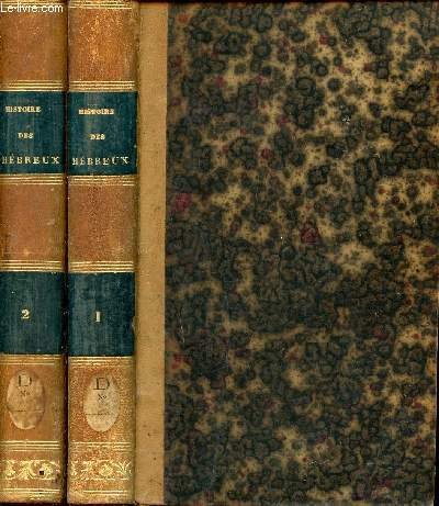 Histoire des hébreux, rapproché des temps contemporains; de la création du monde au dernier sac de Jérusalem, sous vespasien Deuxième édition, Tomes 1 et 2