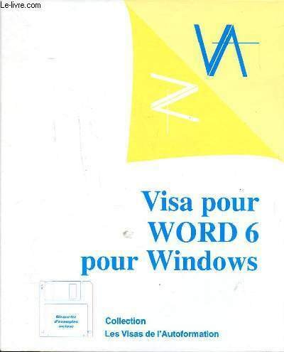 Visa pour Word 6 pour Windows Collection Les visas de … | Immagine principale