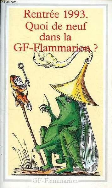 Rentrée 1993 Quoi de neuf dans la GF-Flammarion?