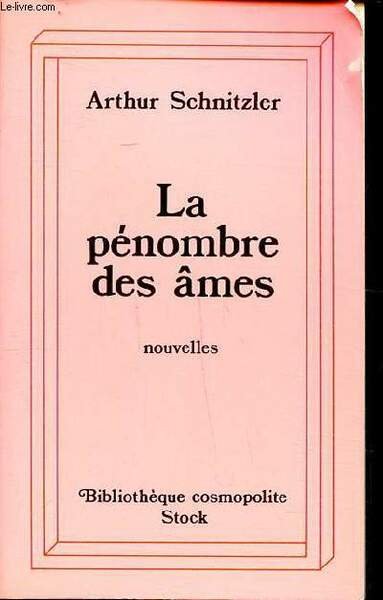 La pénombre des âmes Nouvelles