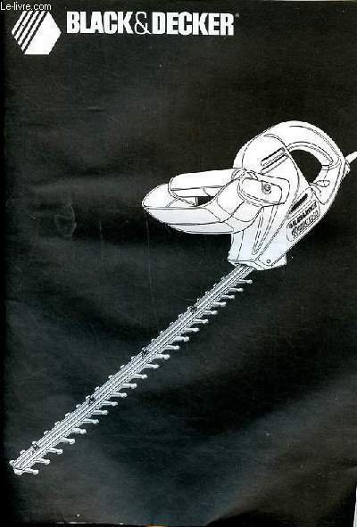 Mode d'emploi notice d'utilisation de la tronçonneuse Black & decker