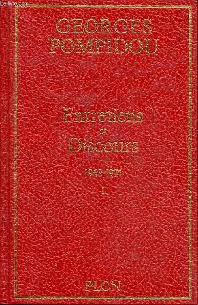 Entretien et discours 19668-1974 Tome 1 | Immagine principale